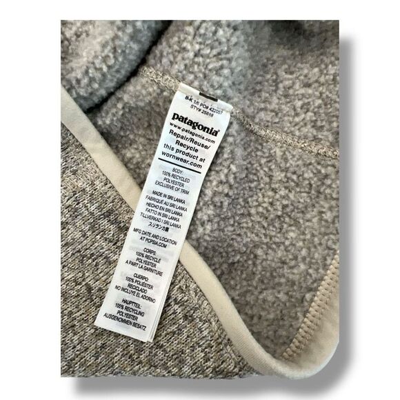 Patagonia Better Sweater 1/4 Zip Fleece Size Extra Small - Picture 5 of 6
